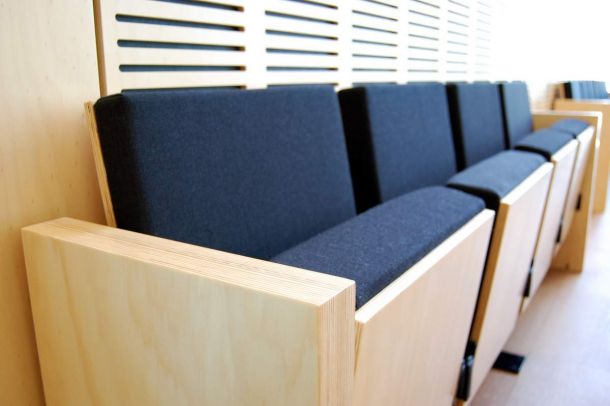 Austral Multiply Furniture plywood used in Brisbane courthouse fitout